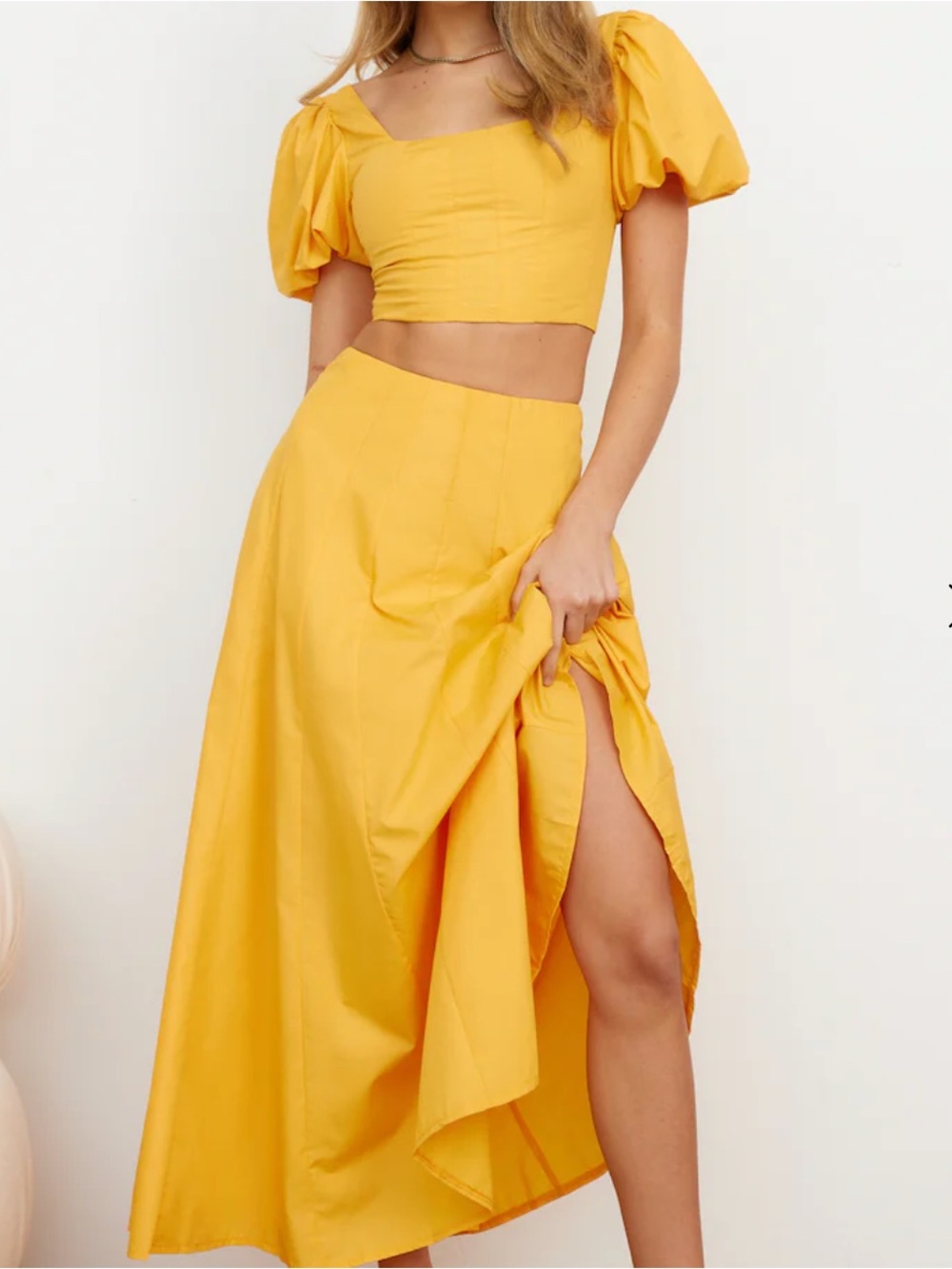 Hello Molly NWT Yellow Set